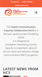 Mobile Screenshot of healthcommcapacity.org